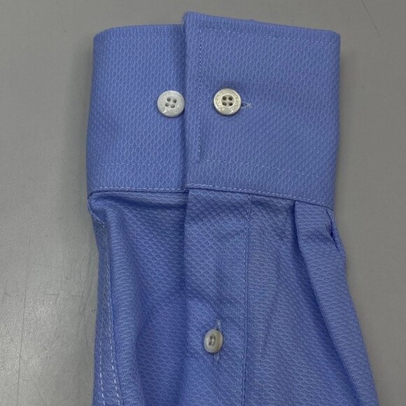 NEW ROBERT GRAHAM Kane Long-Sleeve Button-Down Shirt – Light Blue – Size 16 - Picture 9 of 14